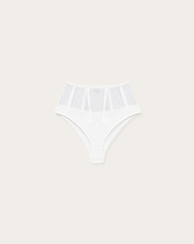Corsette Briefs – White