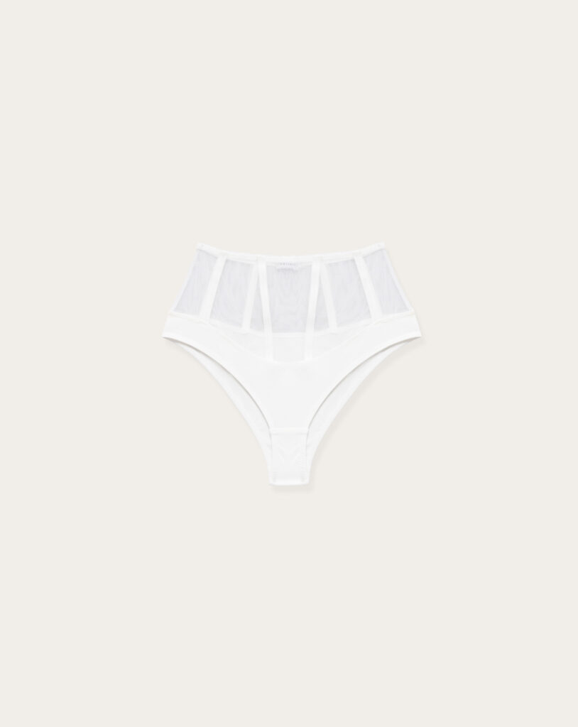 Corsette Briefs – White