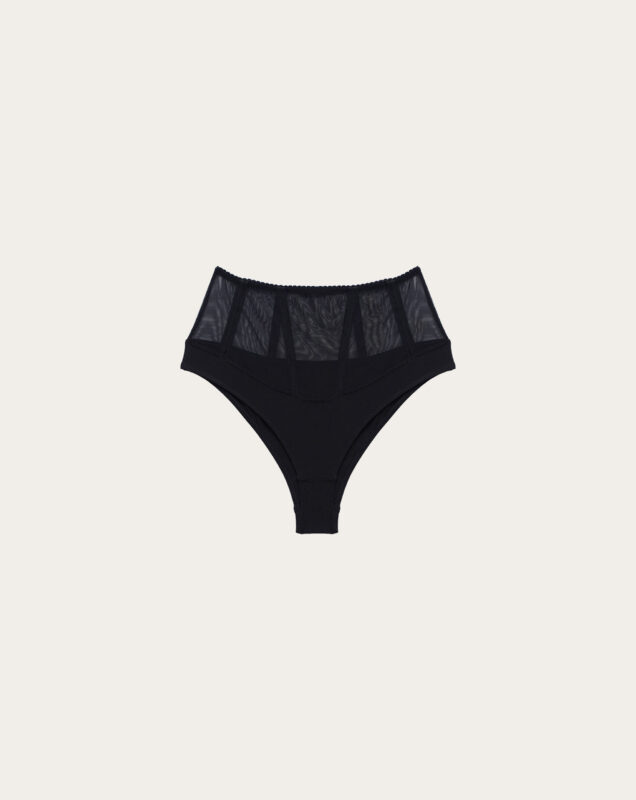Corsette Briefs – Black