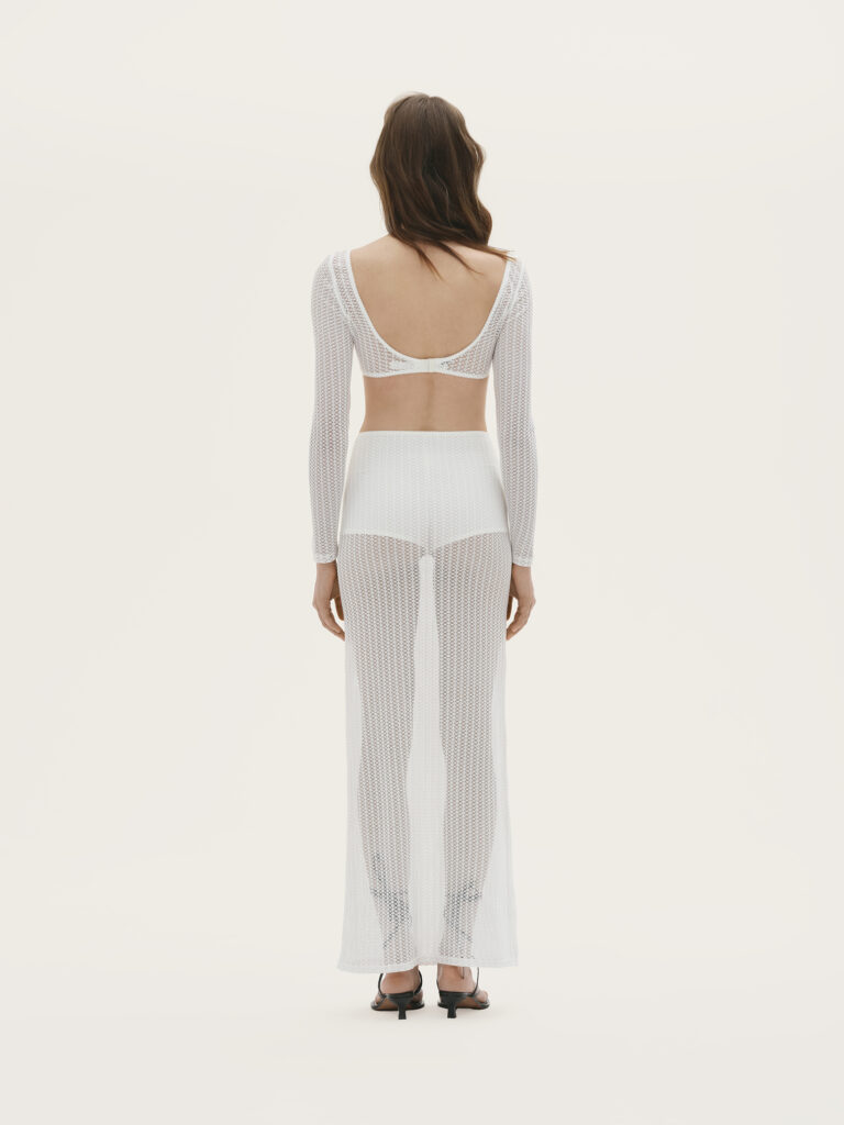 Satellite Skirt White