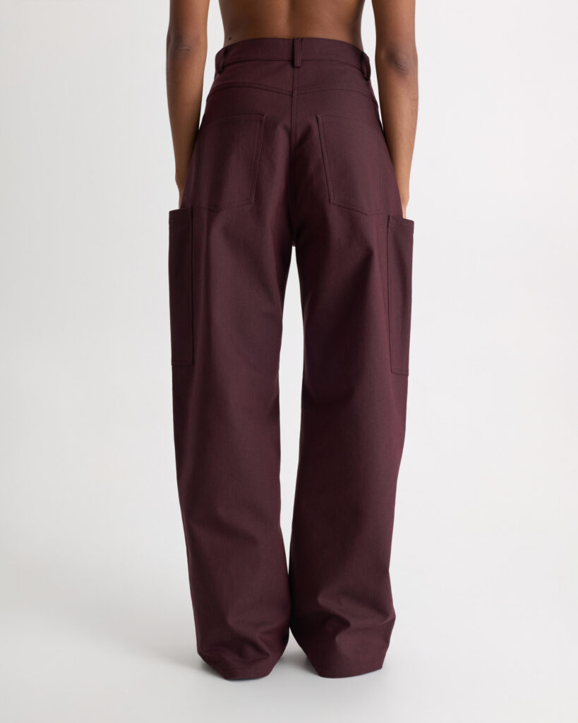 Oxblood Cargo Pants