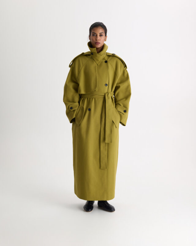 Pickle Trench Coat