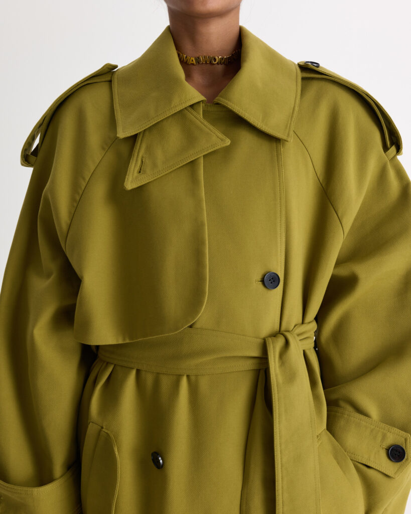 Pickle Trench Coat